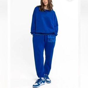 ELEVEN PARIS Jogger Sweatpants Size medium ROYAL BLUE Color